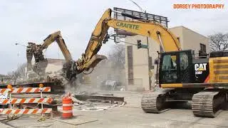 Montrose Avenue Bridge Beam Demolition [3-27-2021]