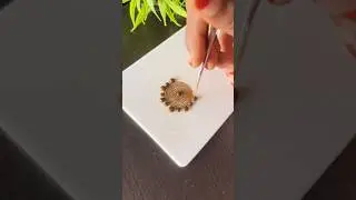 Beautiful connective element mehndi design || #mehndi #mehndidesign #flower #art #shorts  #ytshorts