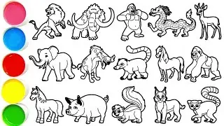How  to Draw  Animals for Kids  Step by Step Easy Drawing