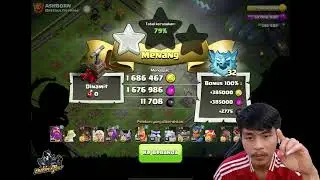 COC Looting Tungku x Golem Meteor