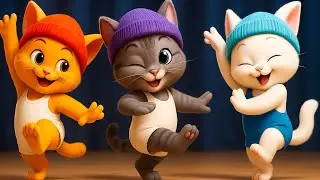 Dudi Dudi Dam Dam Dance 2 | Dodi Dodi Dum Dum Kids Dance | Funny Kitten Kids Videos | Baby Rhymes