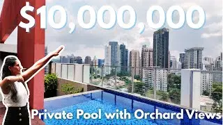 Inside a Stunning $10M Penthouse with Private Pool in Billionaire's Belt, Orchard, Singapore
