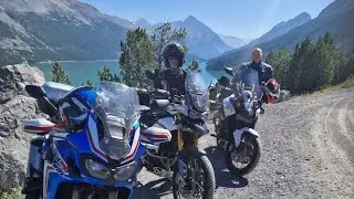 Passo del Mortirolo, Laghi di Cancano, Livigno in moto 10/09/2023.