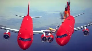 Airplane Crashes & Shootdowns #50 | Besiege