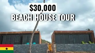 Beach House Tour | $18,000 and $30,000 Tiny Homes | Building a House in Ghana