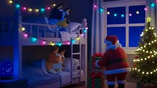 Christmas Eve with Bluey & Bingo 🎁🎄Cozy Christmas Piano & Santa Claus for Deep Sleep