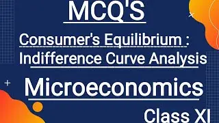 MCQ'S (Indifference Curve)