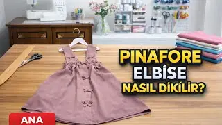 Easy Pinafore Dress for Kids ‼️ Simple Sewing Tutorial