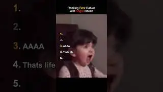 Ranking Best Babies with Anger Issues