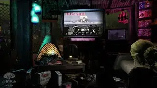 ☢️ Fallout 4 Radstorm &mdash; Atomic Blast Tests on TV, Rain, Thunder & Jazz | Sleep &bull; Study &bull; Relax 🎷🌩️