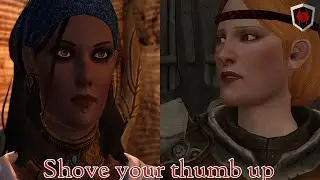 Dragon Age II - Isabela&Aveline, Donnic in the rose&finger