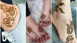 New designs of Classy Feet mehndi designs || Trendz hub
