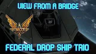 Elite Dangerous | View From a Bridge - Federal Drop Ship, FAS, FGS | VFAB - interiors already here