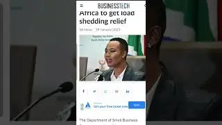 Businesses in South Africa to get load shedding relief #loadshedding #business #funding