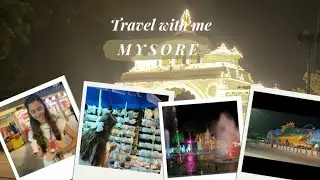 A day in Mysore📍|మైసూరు ప్యాలెస్ |మైసూరు exhibition |street shopping🤩