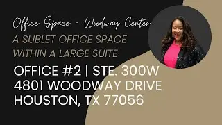 Welcome to Woodway Center - Large Office Sublet located in Law Office Suite (WiFi included)