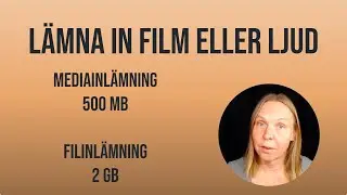 Lämna in film eller ljud i uppgift