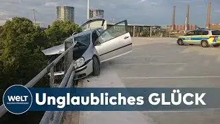 PARKDECK-CRUISING: Absperrung durchbrochen - Da geht es 15 Meter in die Tiefe