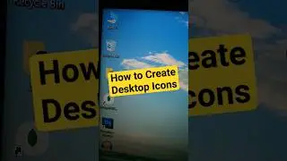 this pc icon on desktop | how to create desktop icon in windows 10 | recycle bin deleted 