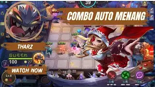 MENANG BERSIH TANPA KALAH|PAKAI COMBO NI AUTO MENANG|1st MAGIC CHESS|NYAWA 100%  SAMPAI MENANG