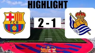 Barcelona vs Real Sociedad 2 - 1  Highlights  Goals  Tactix #barcelona #realsociedad