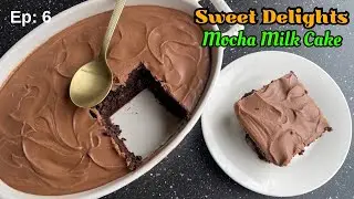 5 Minute Mocha Milk Cake | No Baking Oven | No Eggs | No Butter | Most Delicious Chocolate Cake