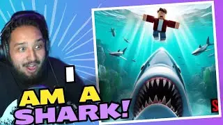 I Became a Shark! - Roblox - Be a Shark!