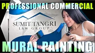 Check Out My Professional Commercial Mural Painting at Law Office