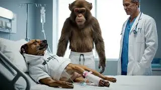 Rich Monkey Rescue Poor Street Dog || Emotional story 