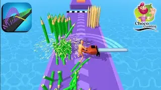 Sharp Slash ✏️🌈🗡️ All Levels Gameplay Android,ios | Choco Gaming #shorts