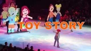 Disney on ice fun video with toy story characters | woody | buzz light year
