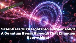 Scientists Turn Light into a Supersolid! A Quantum Breakthrough That Changes Everything! #Science