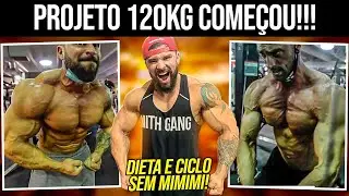 EM BUSCA DOS 120KG!!!! *ciclo e dieta de lucas pinheiro*