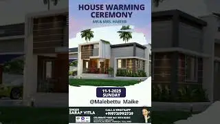 House Warming Ceremony Beary Song | Singer Saraf Vitla | Wishes Song | WhatsApp +919731992739