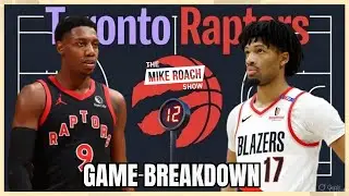 Raptors Take Down Trail Blazers 110-98 in Portland. Barnes has defensive MASTERCLASS with 6 blocks.