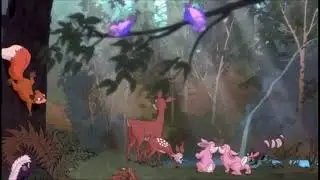 Reptar Scares Bambi And His Friends In The Rugrats Movie
