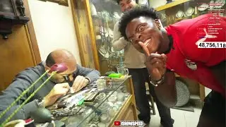 iShowSpeed Gets His Watch Fixed In Egypt 👀😂