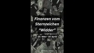 💸 So gehen &bdquo;Widder&ldquo; mit Geld um! 💸 #shorts #finanzen