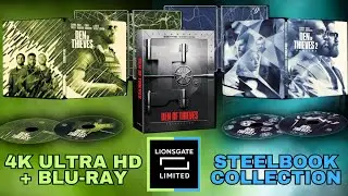 Den of Thieves Combination Pack Lionsgate Limited Steelbook Collection 4K Ultra HD/Blu-ray/Digital