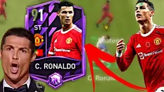 I got Ronaldo 91 Rated on#Fifa mobile 22 siuuuu🥳Watch this!