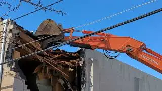 Demolition Continues on Soo Theatre - April 25