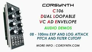 CORSYNTH C106 Dual Loopable VC AD Envelope - Audio Demos