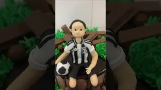 3D boy football ⚽ cake design \ beautiful cake decorating #cake #cakedecorating #shorts #ytshorts