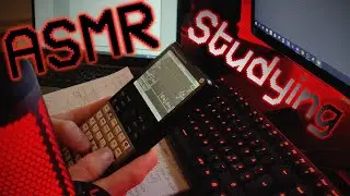 ASMR Studying [Keyboard and calculator sounds]