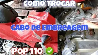 POP 110 COMO TROCAR O CABO DE EMBREAGEM SEM RETIRA AS CARENAGEM 🔧💥🏍️