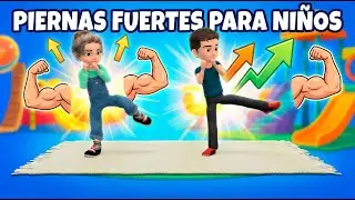 PIERNAS FUERTES PARA NIÑOS: ¡Corre, Salta, Juega! (Rutina de 20 Min)