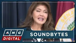 WATCH: Sen. Imee Marcos holds press conference | ANC