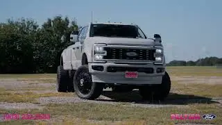 Custom Lifted Ford F450 at Peltier Ford in Longview