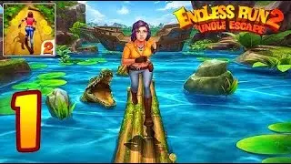 ☑️ Endless Run Jungle Escape 2 In First Level | Mobile Game Walkthrough | Android Gameplay