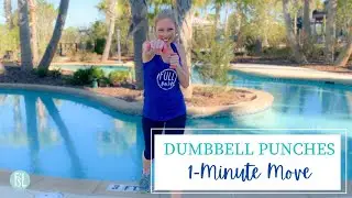 Dumbbell Punches &mdash; FfL 1-Minute Moves Are The BEST Way to Workout on Busy Days &mdash; Exercise with Kalie